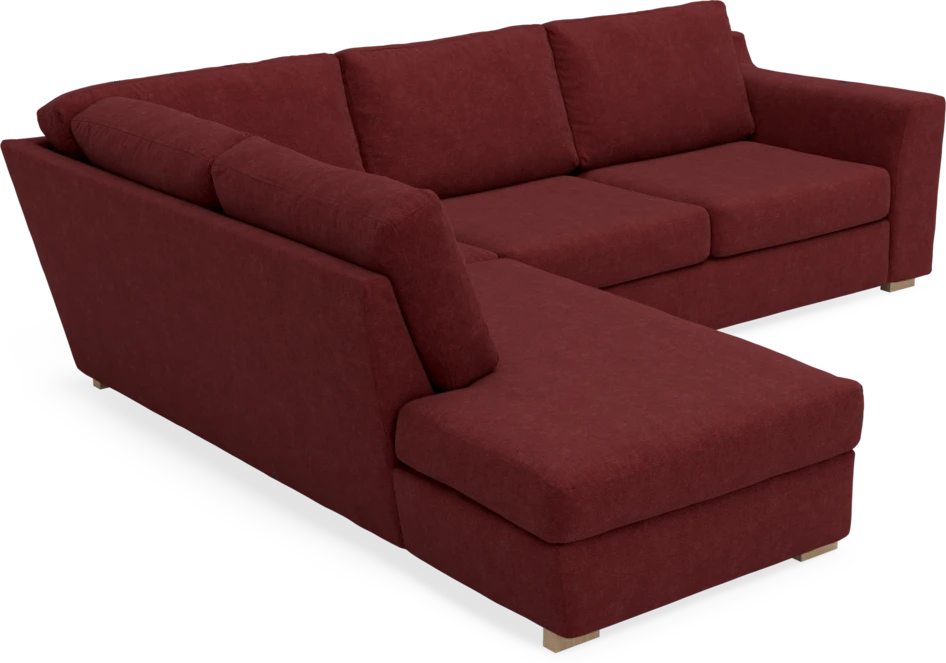 Friday - 2,5-sits soffa med divan vänster - Rosa