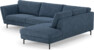 Madison Lux - 3-sits soffa med divan höger - Blå