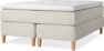 Delux Exclusive - Kontinentalsäng, dubbelsäng med bäddmadrass - Beige