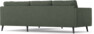 Madison Lux - 2-sits soffa med divan höger - Grön