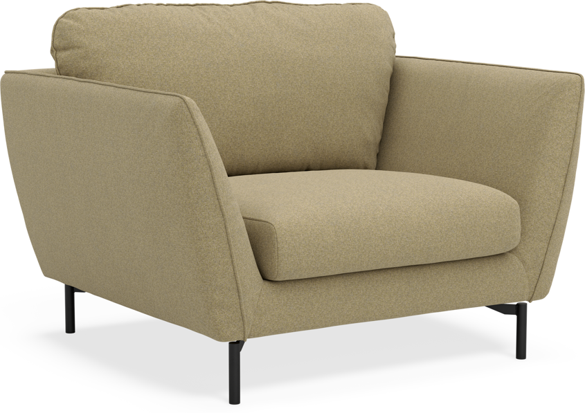 Madison Lux - Fåtölj, 70 cm - Gul