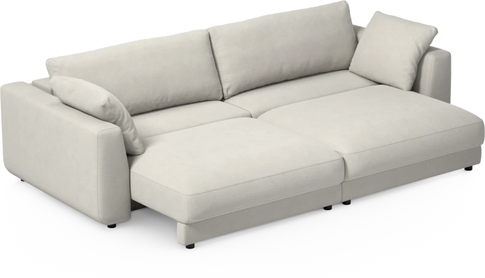 Amie - Bäddsoffa 4-sits - Vit