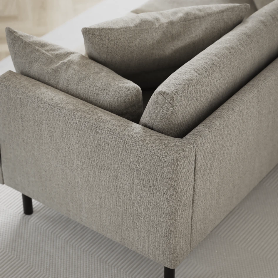 Harper - 3-sits soffa, hel dyna - Vit