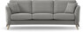 Eden - 3-sits soffa svängd - Grå