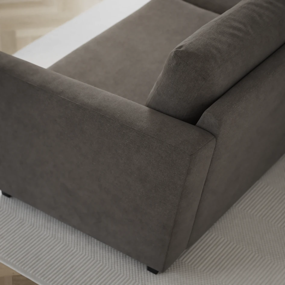 Friday - 2,5-sits soffa med divan höger - Grå