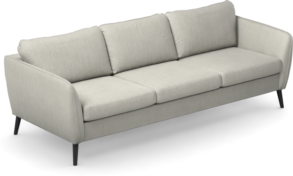 County - 3-sits soffa - Grå