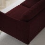 Madison Lux - 2-sits soffa med schäslong vänster - Röd