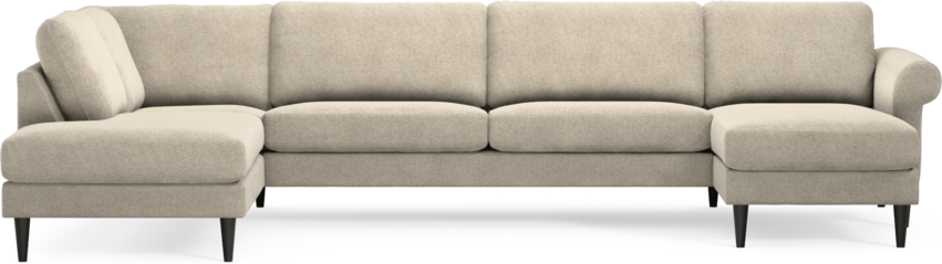 Bridge - 3-sits soffa med divan vänster och schäslong höger - Beige