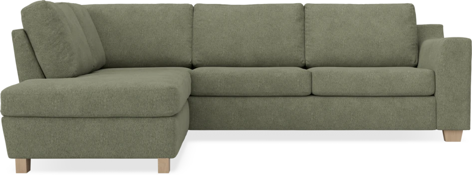 Friday - 2,5-sits soffa med divan vänster - Vit