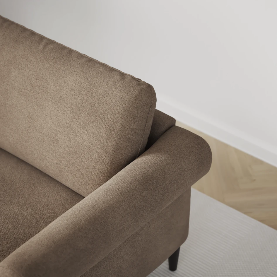 Bridge - 3-sits soffa - Brun