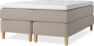 Delux Exclusive - Kontinentalsäng, dubbelsäng med bäddmadrass - Beige