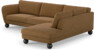 Madison Lux - 3-sits soffa med divan höger - Brun