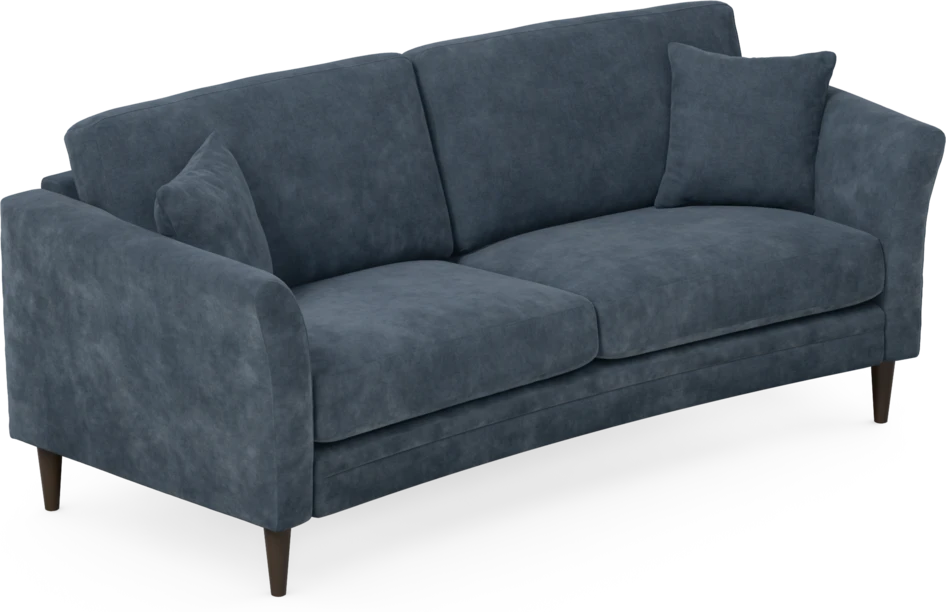 Eden - 2,5-sits soffa svängd - Blå