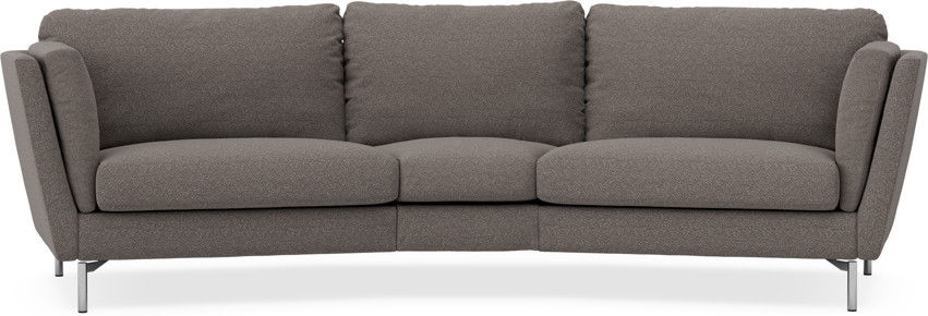 Madison - 3-sits soffa svängd, 90 cm - Brun