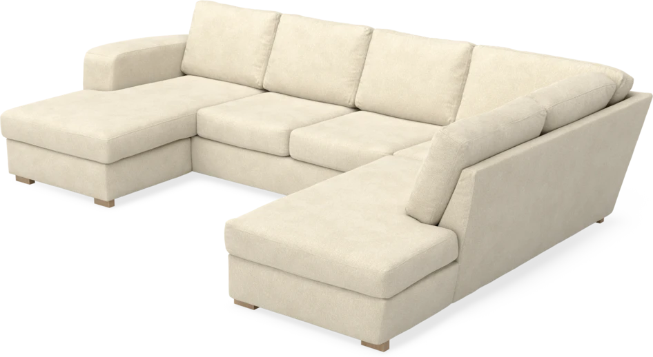 Friday - 3-sits soffa med schäslong vänster och divan höger - Beige