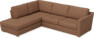 Friday - 2,5-sits soffa med divan vänster - Orange
