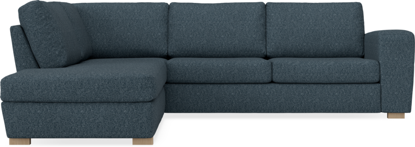 Friday - 2,5-sits soffa med divan vänster - Blå