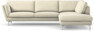 Madison Lux - 3-sits soffa med divan höger - Vit