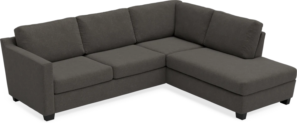 Friday - 2,5-sits soffa med divan höger - Grå
