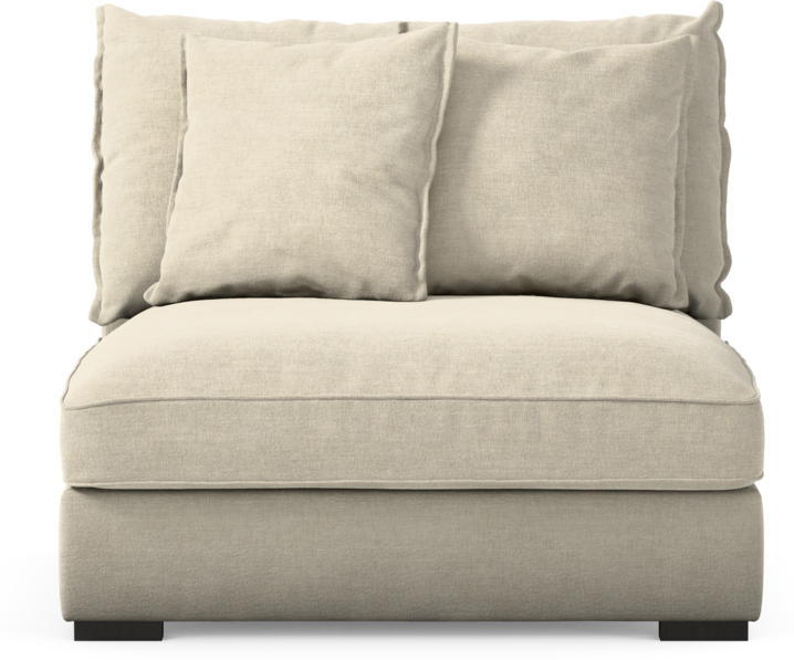Rossi - 1,5-sits utan armstöd - Beige