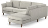 Eden - 2,5-sits soffa med divan - Grå