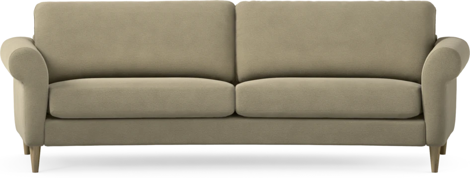 Bridge - 3-sits soffa svängd - Beige