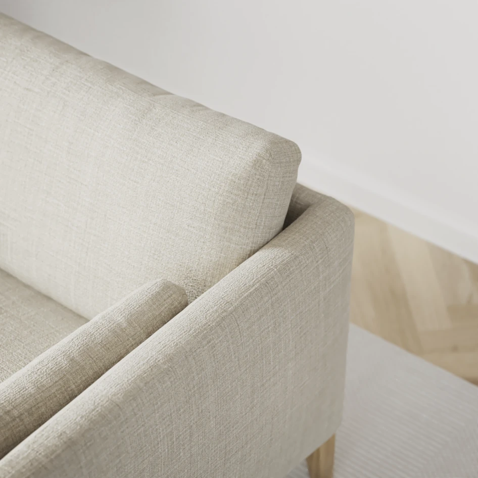Winston - 3-sits soffa med divan höger - Beige