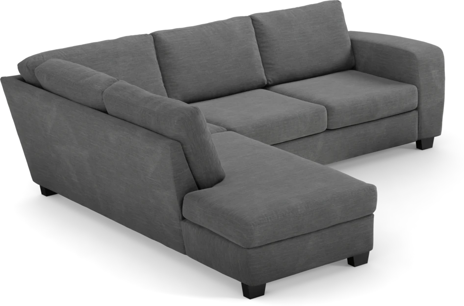Friday - 2,5-sits soffa med divan vänster - Grå