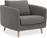 Madison Lux - Fåtölj, 70 cm - Grå