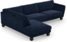Madison - 3-sits soffa med divan vänster - Blå