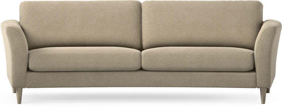 Bridge - 3-sits soffa svängd - Beige