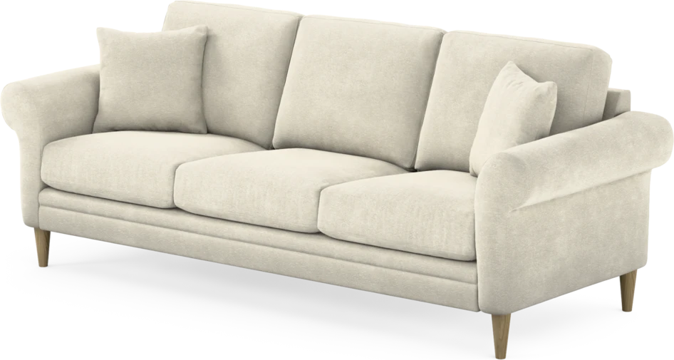 Eden - 3-sits soffa - Vit