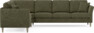 Eden - Hörnsoffa, 2+3-sits - Grön