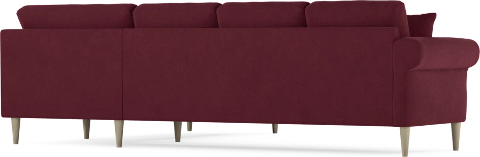 Eden - Hörnsoffa, 3+2-sits - Röd