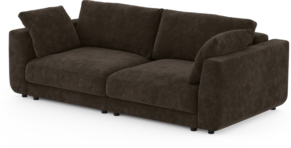 Amie - Bäddsoffa 3-sits - Brun