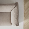 Cherrie - 3-sits soffa, hel dyna och kappa - Beige