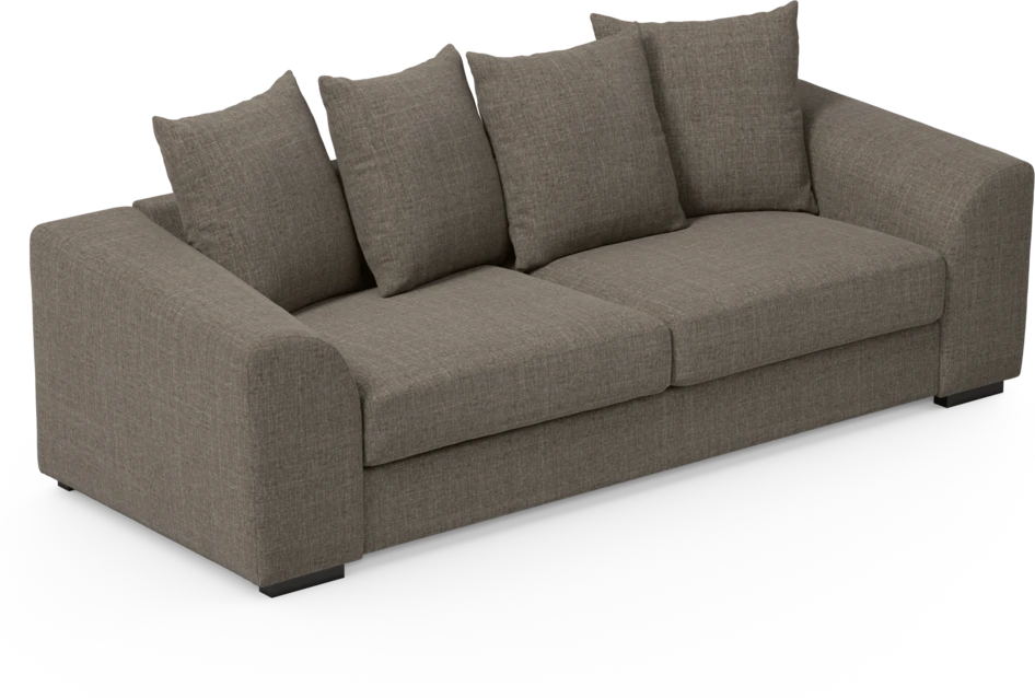 Town - 3-sits soffa - Brun