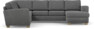 Friday - Hörnsoffa, 2+3-sits med schäslong höger - Grå