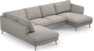 Madison Lux - 2-sits soffa med divan vänster och schäslong höger - Grå