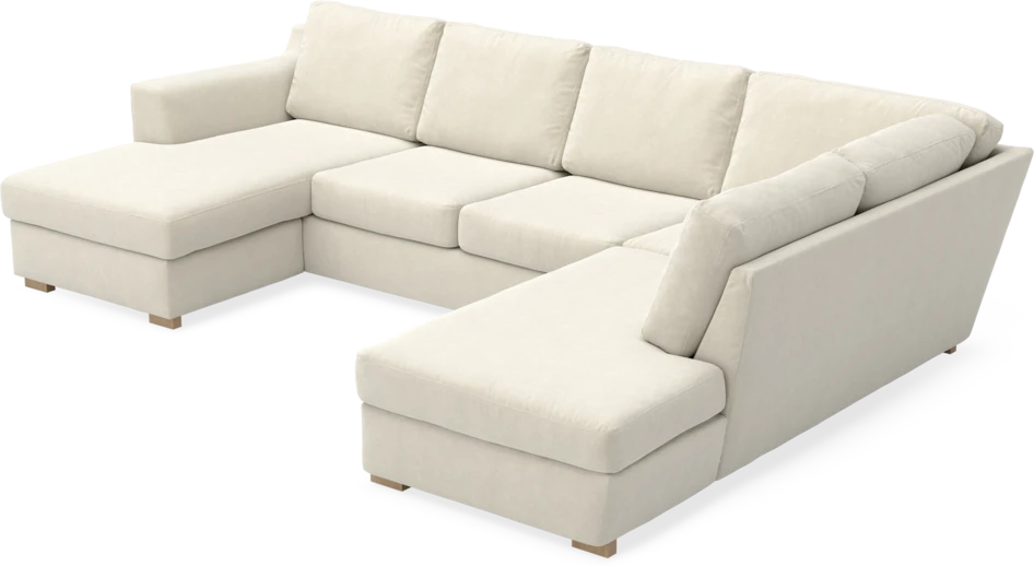 Friday - 3-sits soffa med schäslong vänster och divan höger - Beige