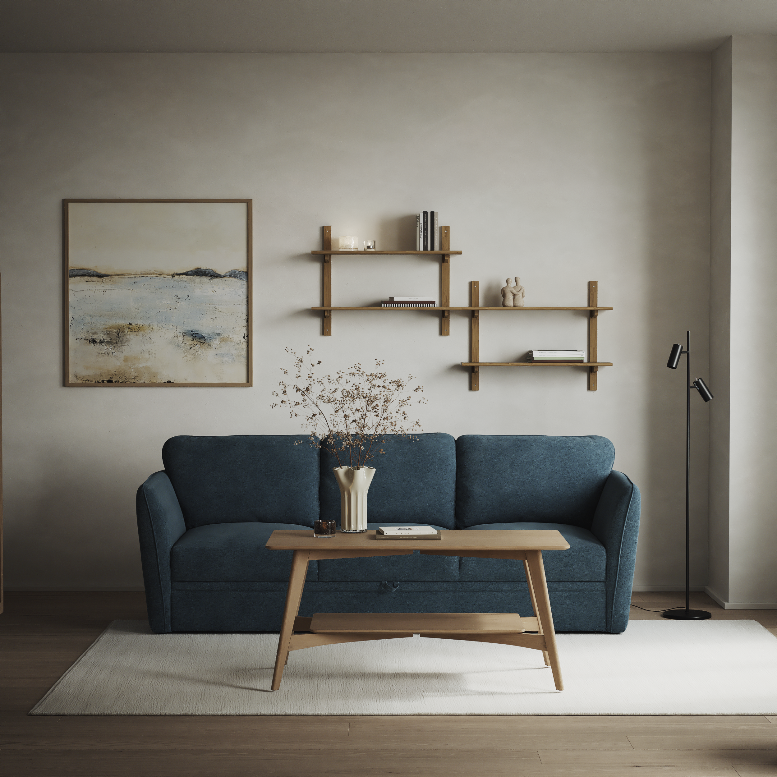 Öland - Bäddsoffa 3-sits, längsbäddad - inspiration