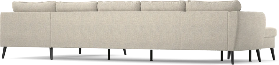 County - 4-sits soffa med schäslong vänster och divan höger - Beige