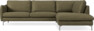 Madison Lux - 3-sits soffa med divan höger - Brun