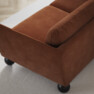 Madison Lux - 3-sits soffa med divan höger - Orange