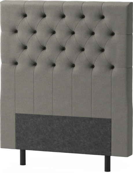 Delux Pikerad XL - Sänggavel, 90-210 cm - Grå