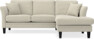 Eden - 2-sits soffa med schäslong - Beige