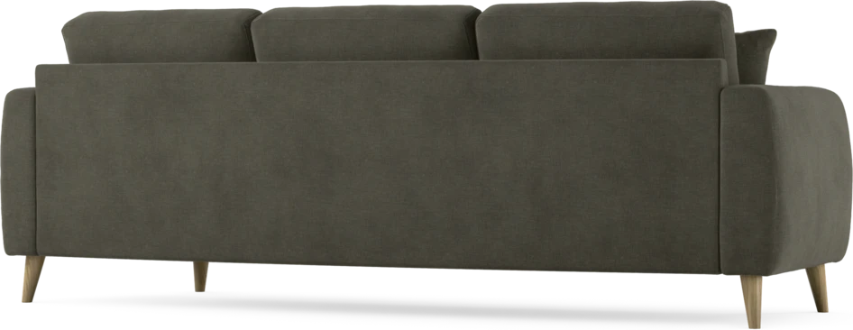 Eden - 3-sits soffa svängd - Grå
