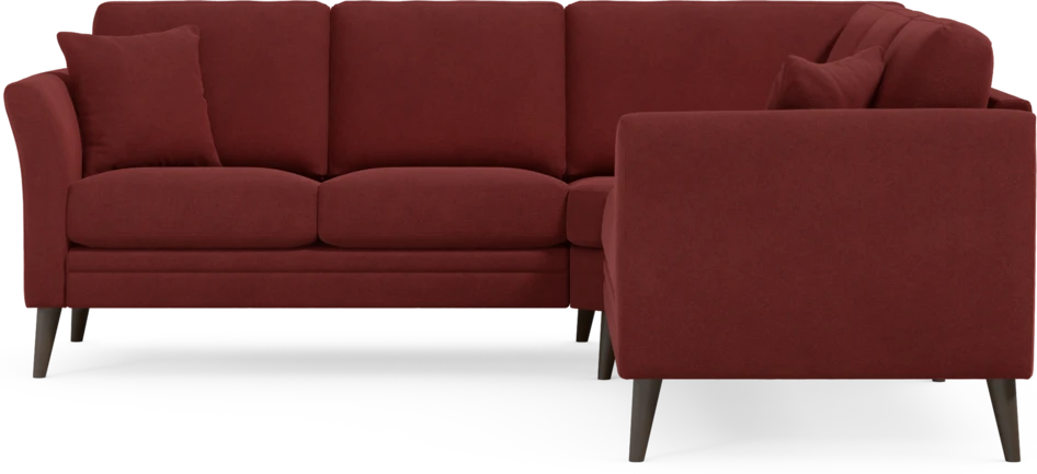 Eden - Hörnsoffa, 2+2-sits - Röd