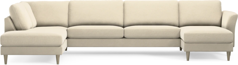 Bridge - 3-sits soffa med divan vänster och schäslong höger - Beige
