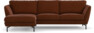 Madison Lux - 2-sits soffa med schäslong vänster - Orange